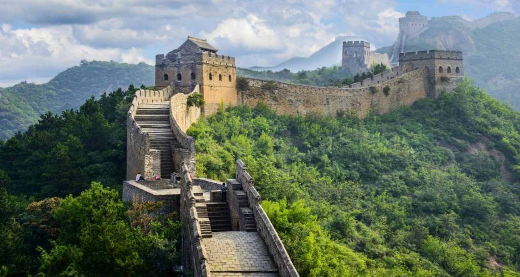 Vista de la murall China.