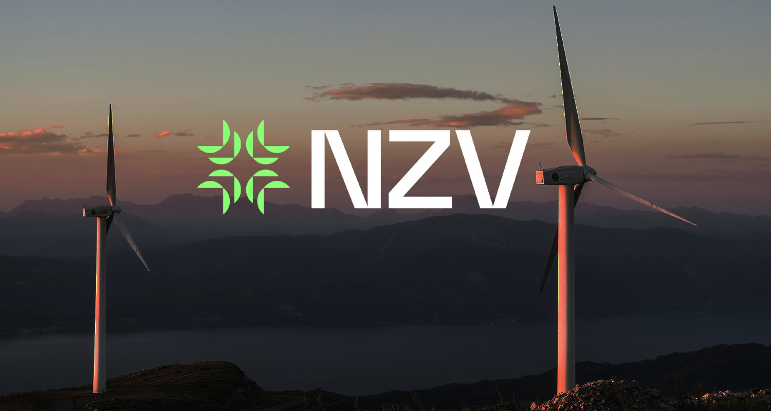 Unoa aerogeneradores y el logo de Net Zero Ventures