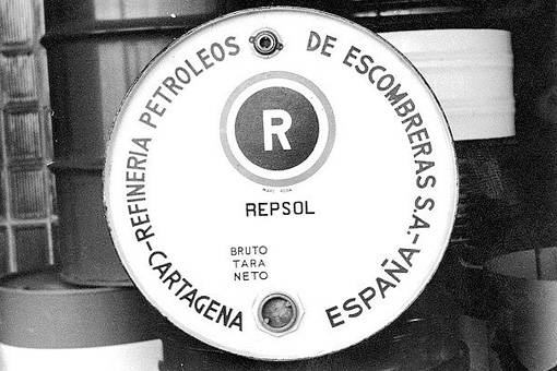 Repsol como marca. Refinería Cartagena Petróleos de escombreras SA